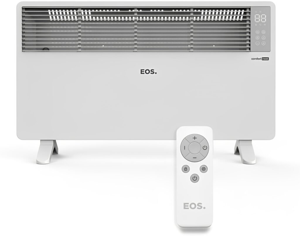 Aquecedor Elétrico EOS Comfort Heat com Painel Digital para Piso e Parede