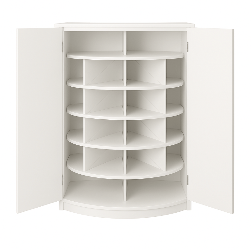 SUPER PROMOÇÃO – Sapateira Carrossel 360º – Organizador Giratório para 24 Pares