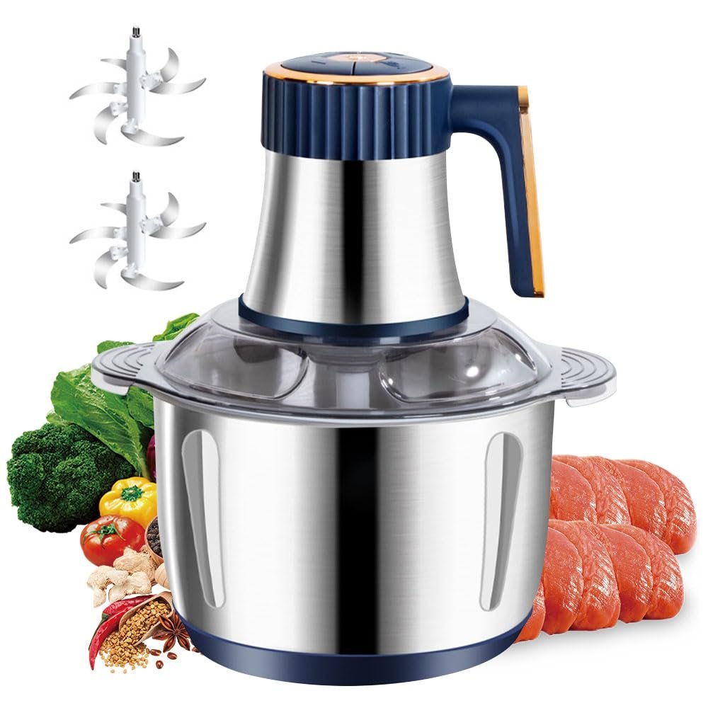 Processador e Triturador Profissional Elétrico – Carnes, Grãos e Vegetais